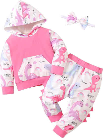 Newborn Baby Girl Clothes Infant Girl Outfits Baby Girl Clothing Sets 3Pcs